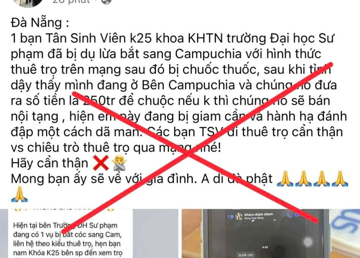 Công an phát cảnh báo quan trọng, người dân, cán bộ, giảng viên và sinh viên đặc biệt lưu ý!