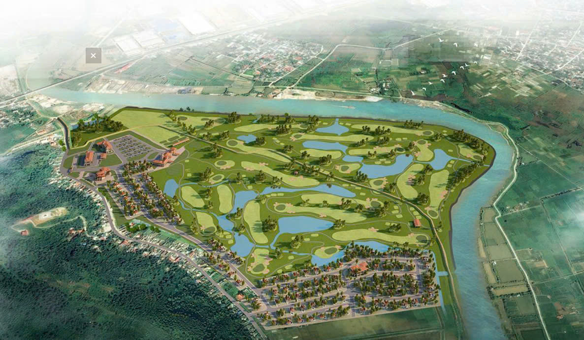 Phối cảnh dự án Hải Phòng Sakura Golf Club. Nguồn ảnh:Internet