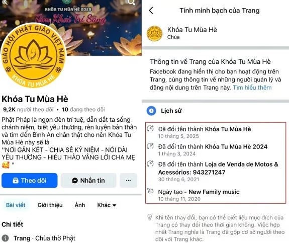 Công an cảnh báo thủ đoạn mạo danh chùa, lập fanpage kêu gọi tham gia khóa tu - ảnh 2