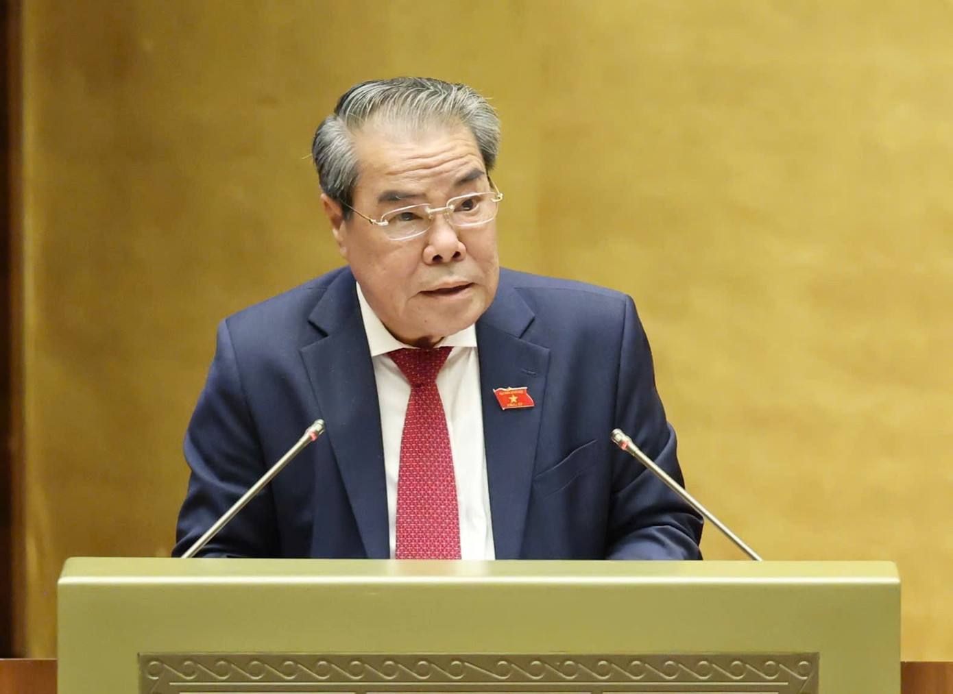 Chủ nhiệm Uỷ ban Dân nguyện và Giám sát Dương Thanh Bình. Ảnh: Như Ý 2010luong.jpg