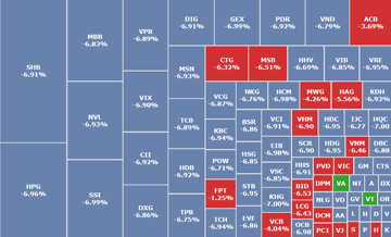 Gần 150 cổ phiếu giảm sàn, chứng sĩ FOMO phiên 16/10 'ngấm đòn' khi hàng T+2 về tài khoản