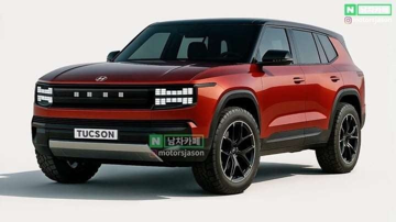 Bản phác thảo của Hyundai Tucson thế hệ mới vừa xuất hiện: Thiết kế vuông vức 'hao hao' SantaFe, bỏ động cơ diesel, giá khoảng 624 triệu đồng