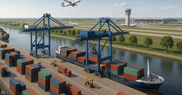 Đề xuất làm cảng thủy nội địa 80ha sát sân bay lớn nhất miền Bắc