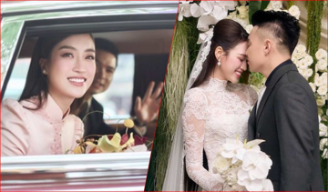 Dàn xế sang trong đám cưới Hoa hậu Việt: Đỗ Hà được thiếu gia Sơn Hải rước bằng Lexus, con trai bầu Hiển dùng xe 83 tỷ 'độc nhất vô nhị'