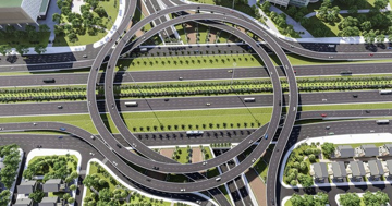 Nút giao 2.400 tỷ kết nối đường vành đai với đại lộ dài và đẹp nhất Việt Nam: Không khí thi công được đẩy mạnh, dự kiến hoàn thành trước hạn