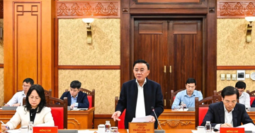 Sớm hoàn thiện, báo cáo chương trình làm việc của Đại hội XIV để Bộ Chính trị cho ý kiến