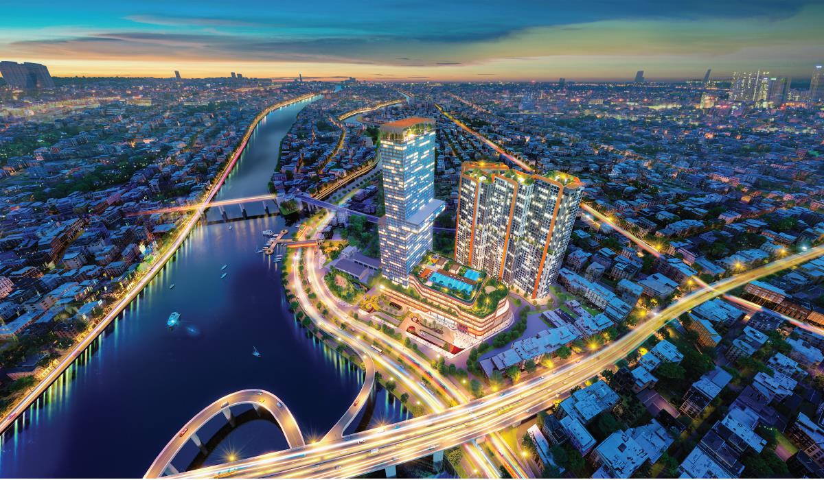 Phối cảnh dự án Dragon Riverside City. Nguồn ảnh: Land - Saigon