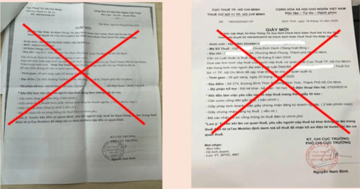 Cảnh báo giả mạo giấy mời của cơ quan thuế