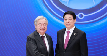 Chủ tịch nước Lương Cường cùng Tổng Thư ký Liên Hợp Quốc chủ trì Lễ ký Công ước Hà Nội