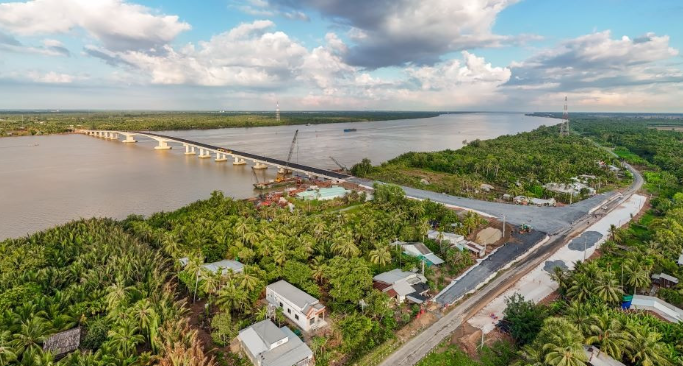 Cầu vượt sông 8.000 tỷ xoá bỏ toàn bộ các bến phà lâu đời, rút ngắn khoảng 80km từ miền Tây đến TP. HCM: Nỗ lực vượt khó hoàn thành đúng kế hoạch- Ảnh 2.