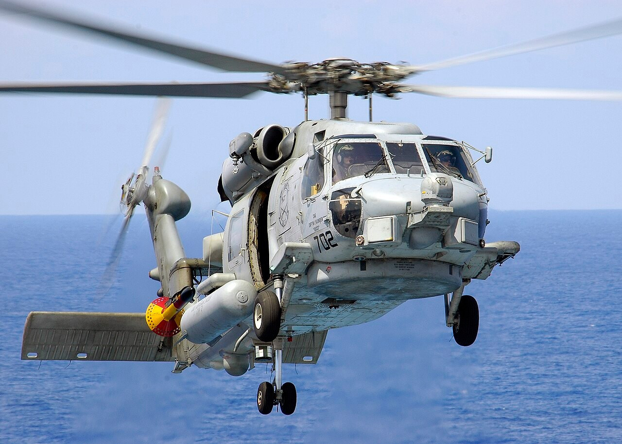 Một chiếc trực thăng Seahawk của Hải quân Mỹ. (Ảnh: Wikipedia) truc-thang.jpg