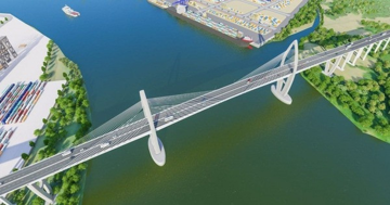 Cầu gần 5.000 tỷ có tĩnh không cao nhất Việt Nam: Sắp thông xe, loạt dự án bất động sản hưởng lợi