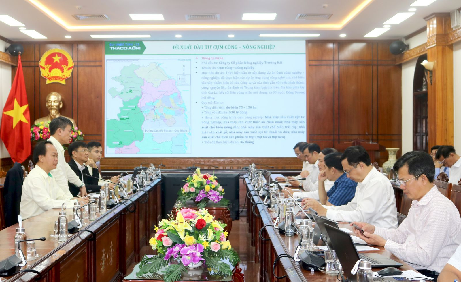 Hình ảnh tại buổi làm việc tại ngày 13/10. Nguồn ảnh: UBND tỉnh Gia Lai