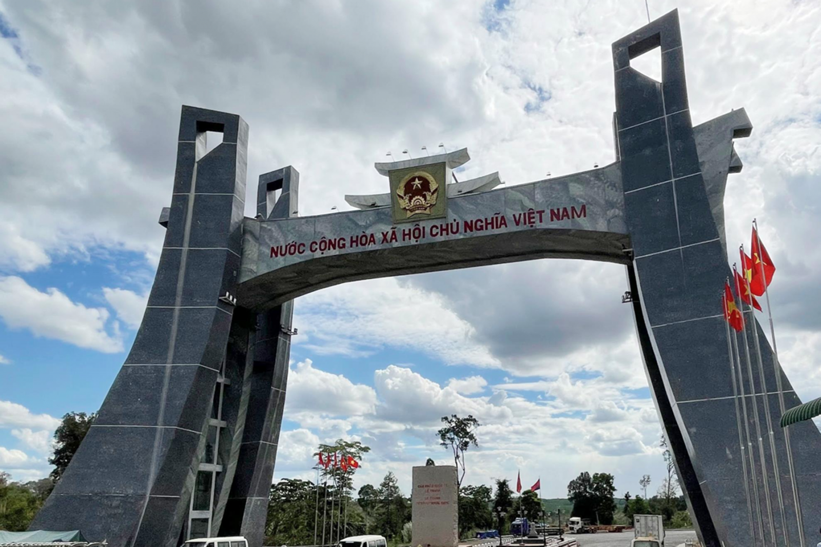 Cửa khẩu quốc tế Lệ Thanh. Nguồn ảnh: Internet