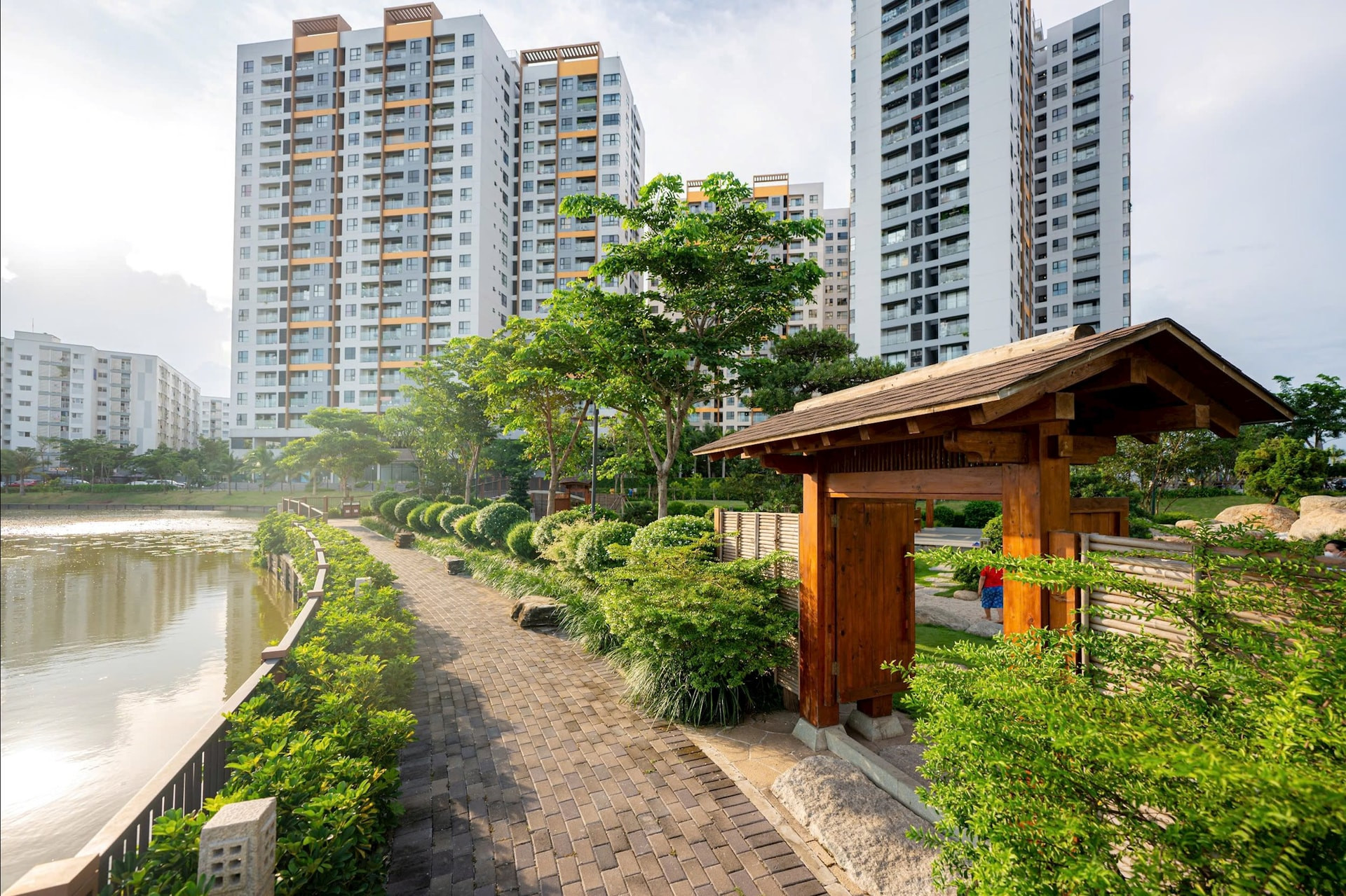 Izumi City nằm bên bờ sông Đồng Nai, quy mô 170ha