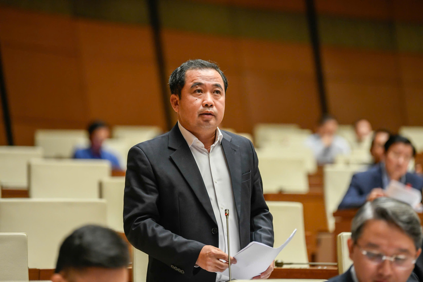 Bộ trưởng Bộ Nông nghiệp và Môi trường Trần Đức Thắng. Ảnh: Như Ý 2910thang.jpg