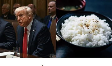 Thông điệp từ bát cơm trong bữa trưa của Tổng thống Mỹ Trump ở Tokyo