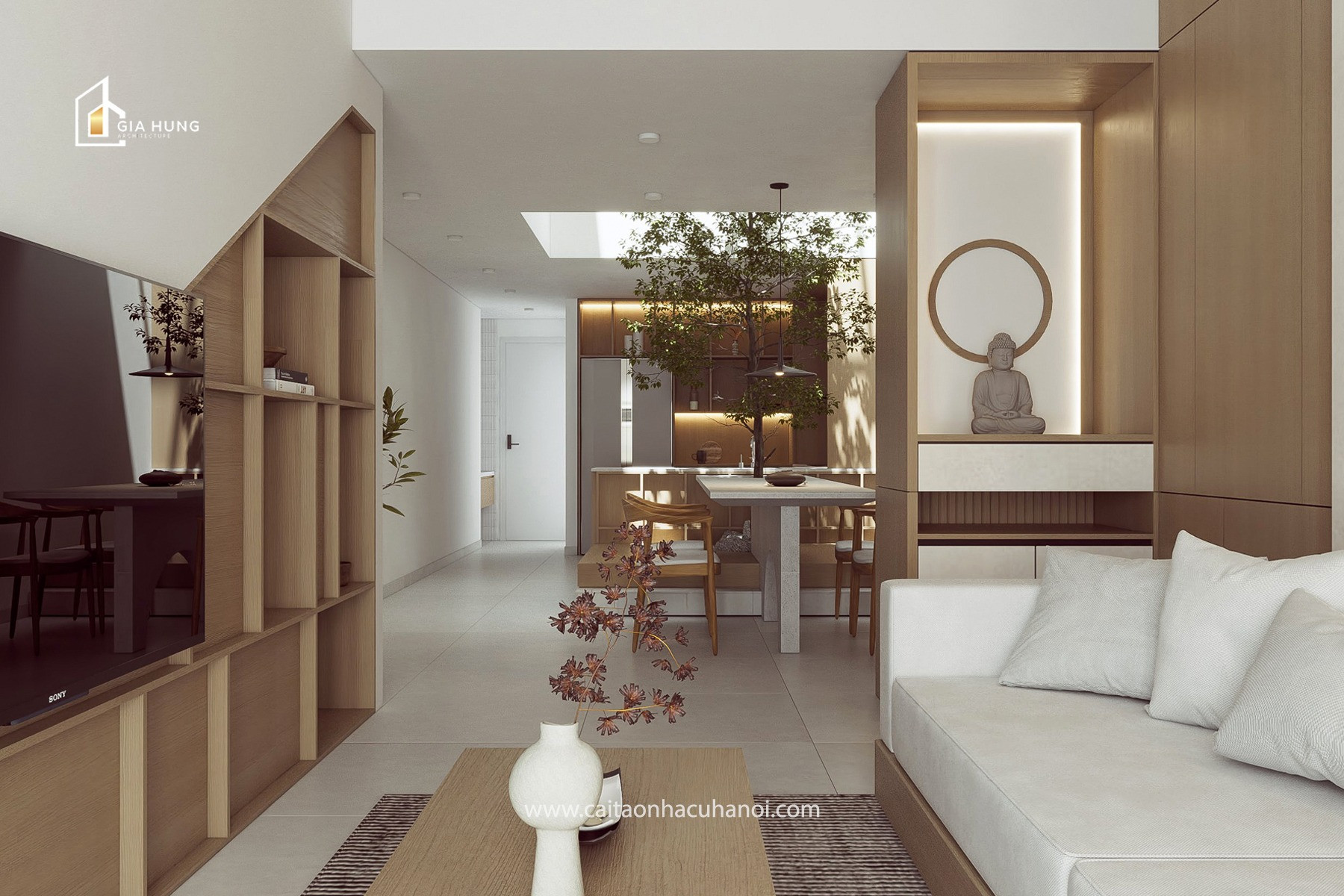 Thay áo cho căn hộ 100m2: Biến căn nhà cũ kỹ giữa phố thị thành tổ ấm hiện đại, tinh tế- Ảnh 1.