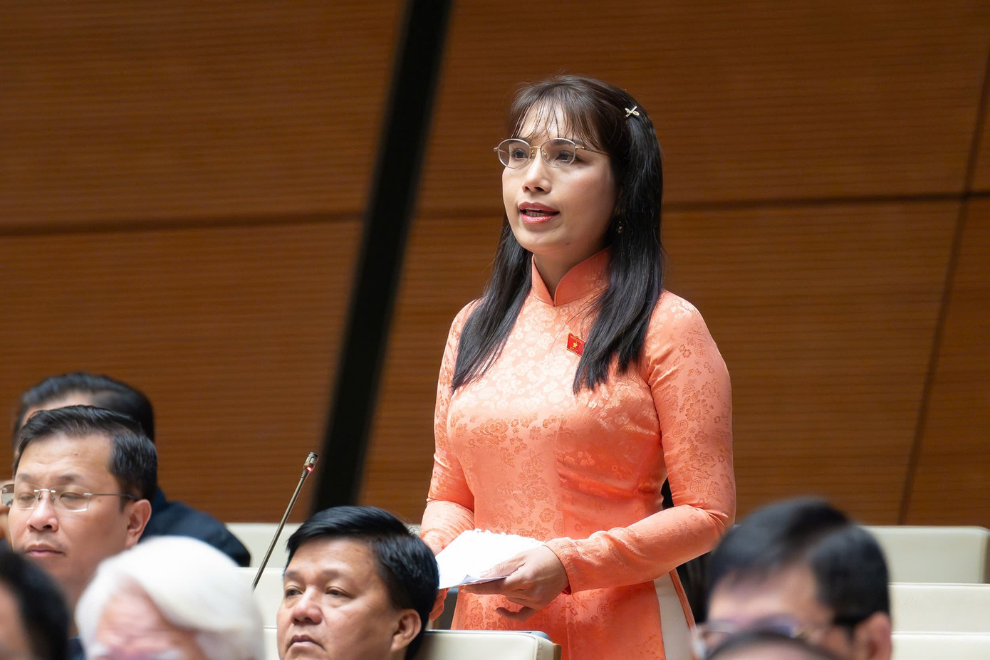 Đại biểu Châu Quỳnh Dao. Ảnh: Như Ý. tienphong-3010chauquynhdao.jpg