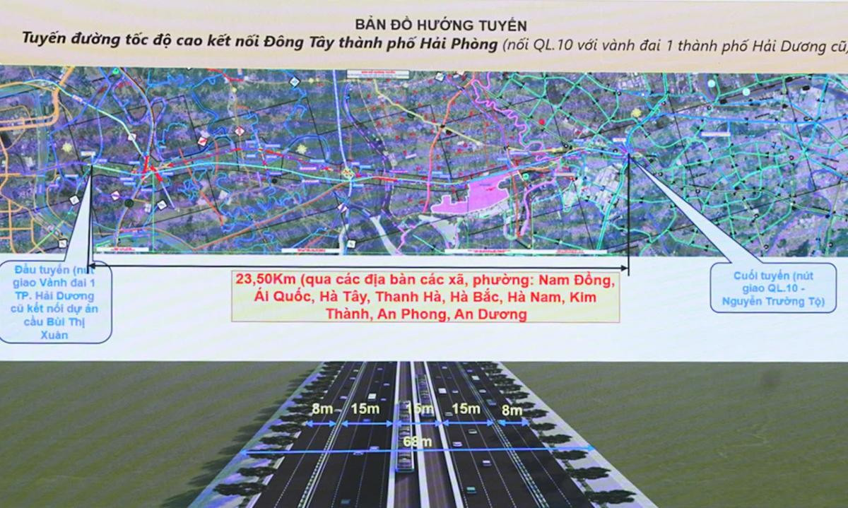 Sơ đồ tuyến đường. Nguồn ảnh: Tạp chí điện tử Thương hiệu và Công Luận