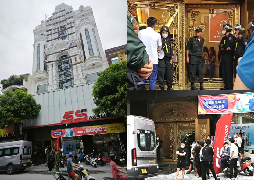 Phong tỏa, khám xét loạt tiệm vàng nổi tiếng ở Thanh Hóa - ảnh 4