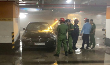 THACO chính thức lên tiếng về việc cháy xe BMW tại TP. HCM