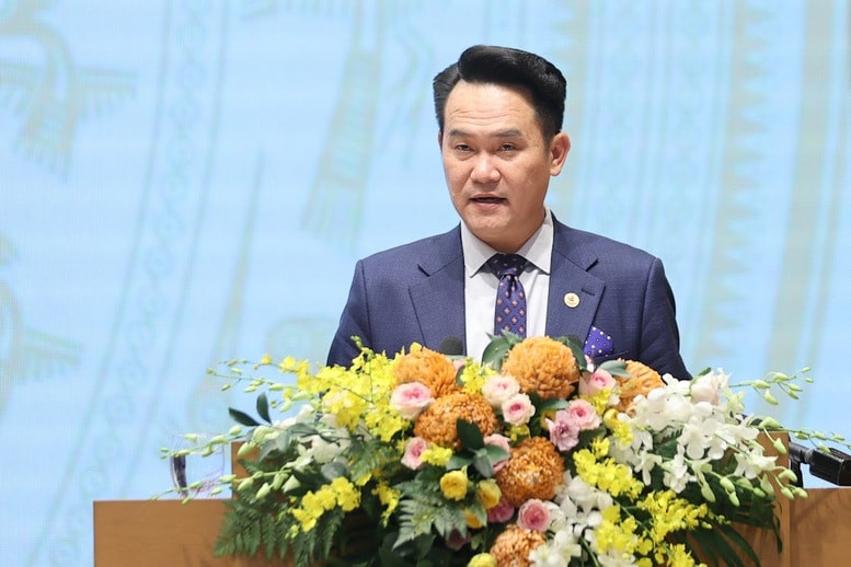 Chủ tịch Hội Doanh nhân Trẻ Việt Nam Đặng Hồng Anh - Ảnh: VGP/Nhật Bắc