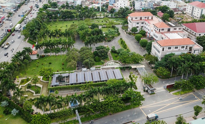 Trụ sở Quận ủy, UBND quận 12 (cũ). Nguồn ảnh: <a style='text-decoration: none;' href='/VTC'>VTC</a>