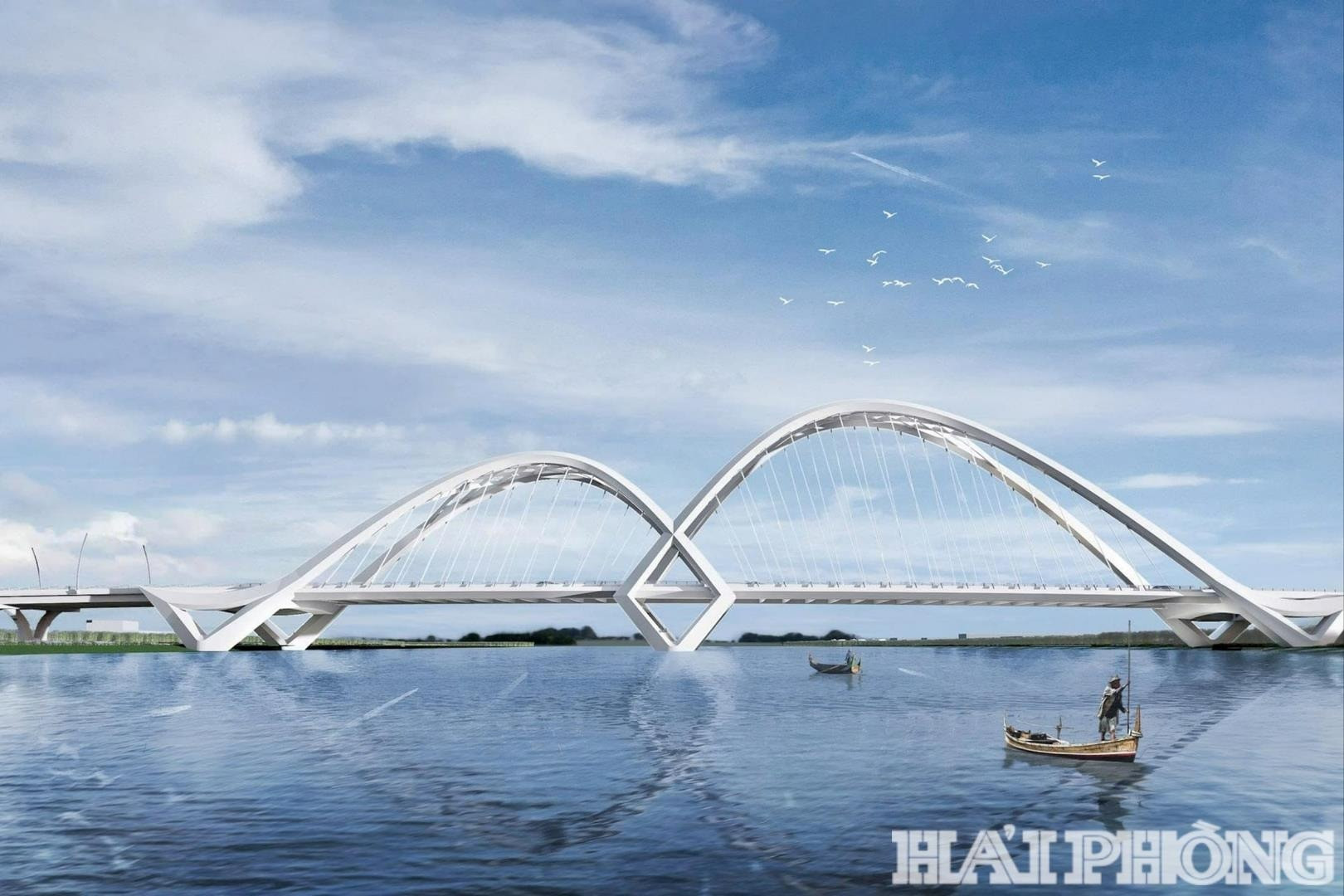 Cây cầu đầu tiên vượt sông Thái Bình, kết nối Bắc Ninh - Hải Phòng buộc phải đạt dấu mốc này- Ảnh 2.