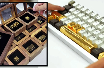 Công ty Trung Quốc tặng phím bằng vàng thật cho nhân viên, giá trị lên tới 1 tỷ đồng