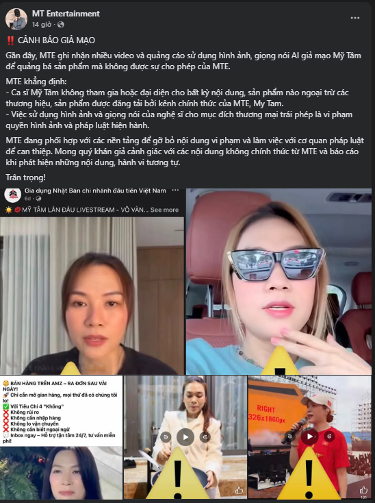 Mỹ Tâm cảnh báo toàn bộ khán giả - ảnh 1