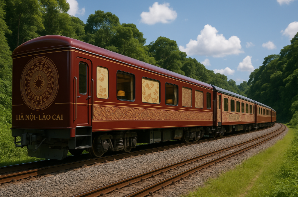 Tuyến tàu du lịch cao cấp tuyến Hà Nội - Lào Cai dự kiến vào vận hành trong năm 2026. Ảnh minh họa