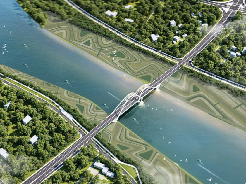 Cây cầu đầu tiên vượt sông Thái Bình, kết nối Bắc Ninh - Hải Phòng buộc phải đạt dấu mốc này- Ảnh 1.