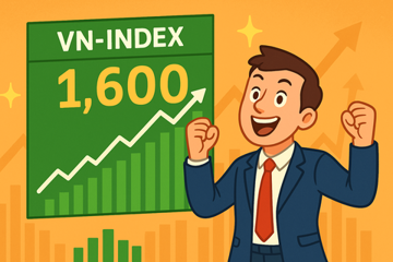 VN-Index lấy lại mốc 1.600 điểm, thị trường phủ sắc xanh