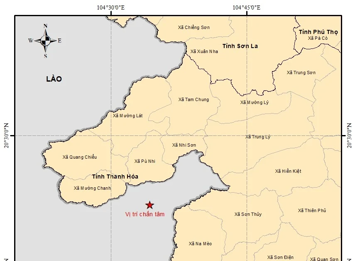 Động đất ở Lào, nhiều nơi ở Nghệ An cảm nhận rung lắc mạnh