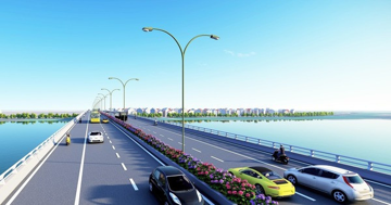 Thời điểm hợp long cây cầu hơn 2.200 tỷ kết nối 2 tỉnh thành đôi bờ sông Thái Bình