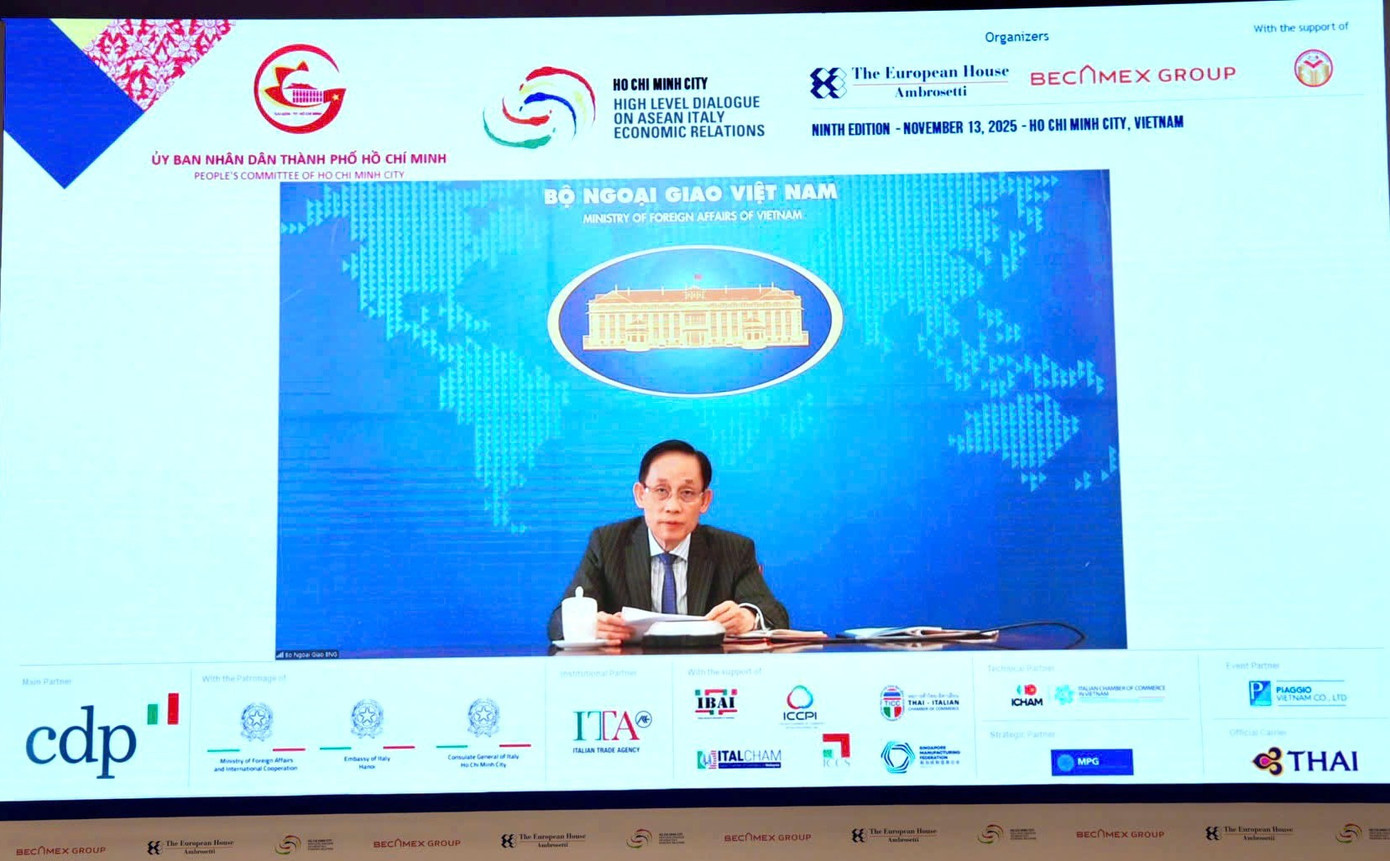 Bộ trưởng Bộ Ngoại giao Lê Hoài Trung phát biểu bd-2.jpg