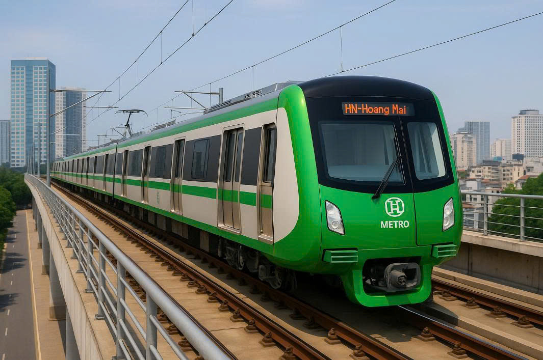 Đề nghị huy động vốn ODA để thực hiện dự án tuyến đường sắt đô thị số 3, đoạn ga Hà Nội - Hoàng Mai. Ảnh minh họa