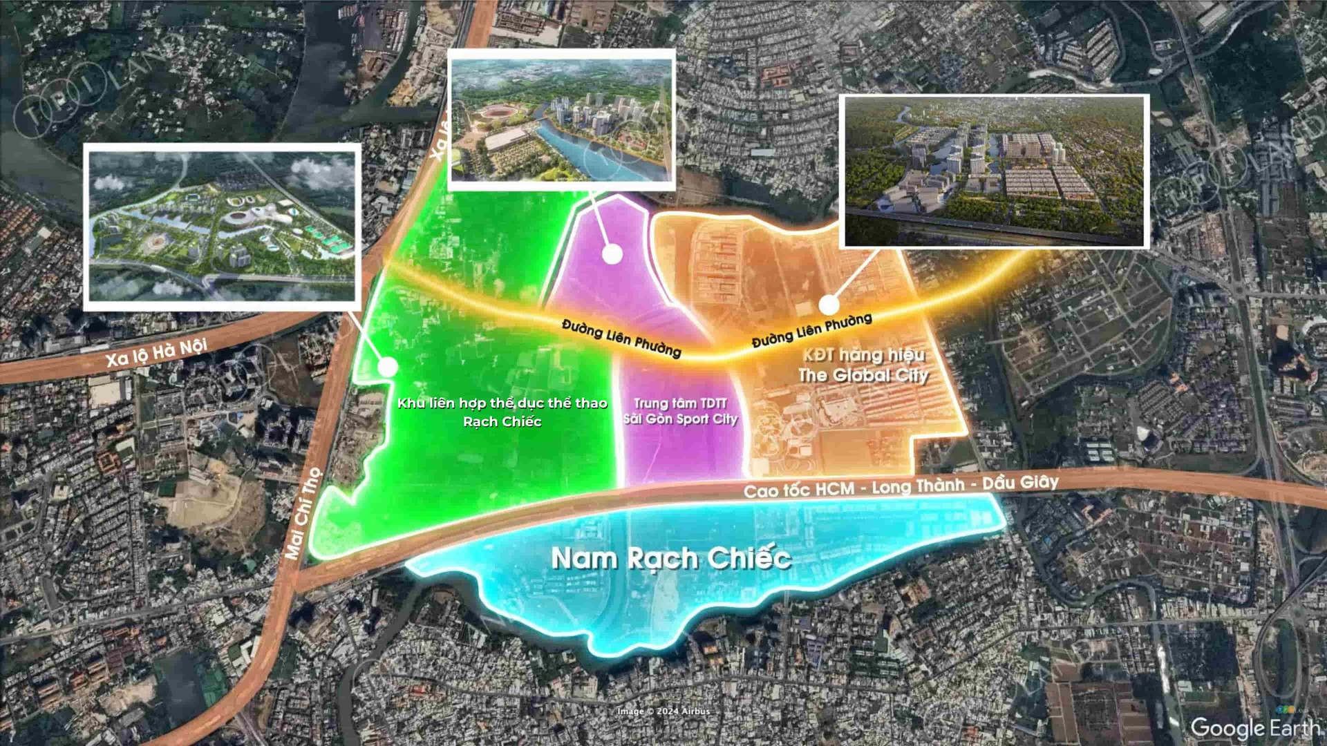 Dự án bồi thường, GPMB khu liên hợp thể thao Rạch Chiếc được đề xuất dừng chủ trương đầu tư- Ảnh 2.