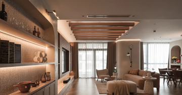 Rút ngắn hành lang để thêm diện tích sử dụng cho căn hộ 150m2