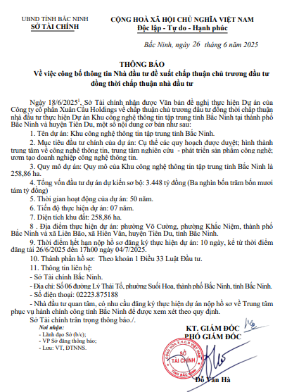 Việt Nam sắp có thêm dự án 'thung lũng công nghệ' gần 11.000 tỷ tại tỉnh sắp lên TP trực thuộc Trung ương- Ảnh 2. Việt Nam sắp có thêm dự án 'thung lũng công nghệ' gần 11.000 tỷ tại tỉnh sắp lên TP trực thuộc Trung ương- Ảnh 2.
