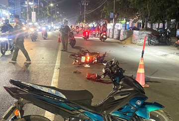 Cán bộ công an phường tử vong do tai nạn giao thông