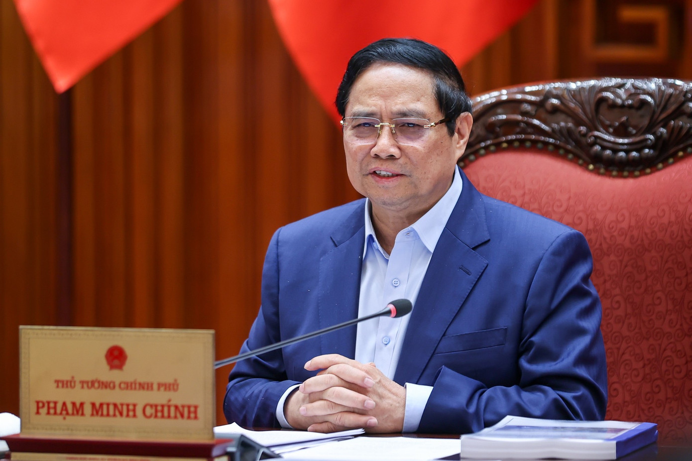 Thủ tướng Phạm Minh Chính chủ trì cuộc họp Thường trực Chính phủ. img5149-17631859067251819314213.jpg