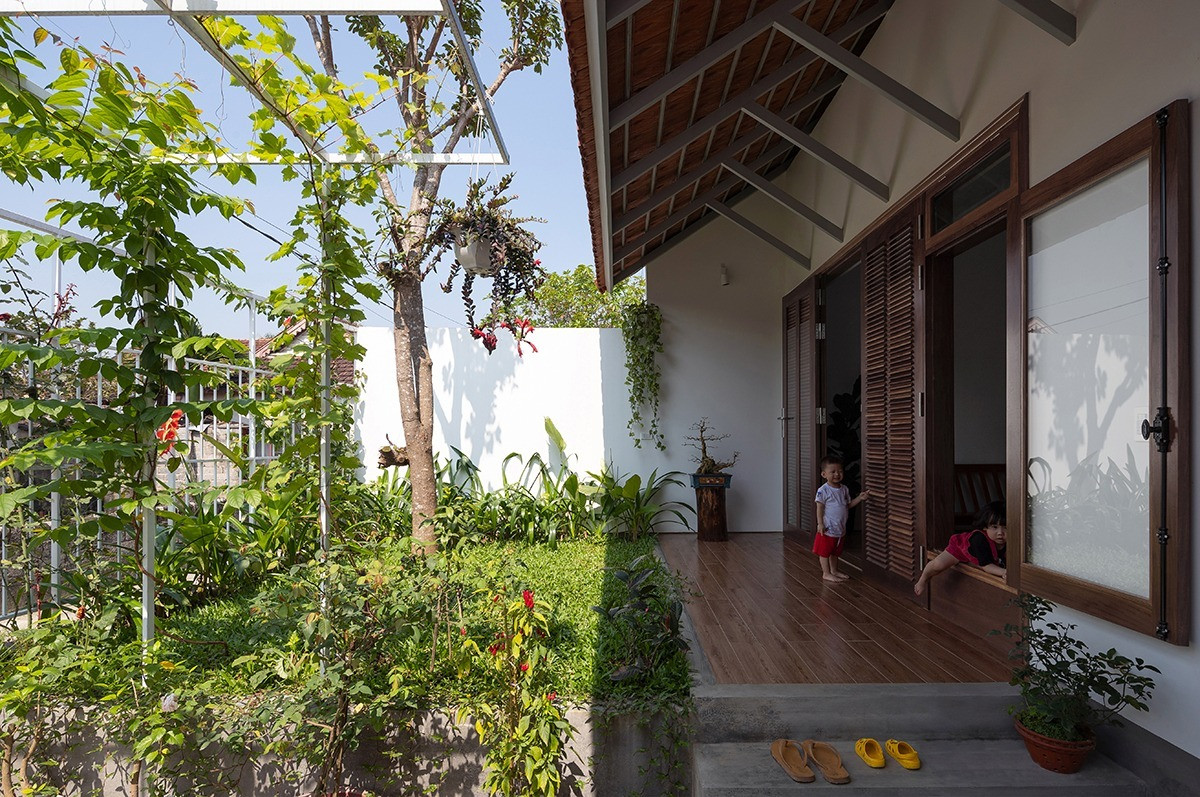 Độc đáo căn nhà 3 gian đương đại: Mang đậm tinh thần nhà Việt truyền thống giữa làng quê- Ảnh 3.