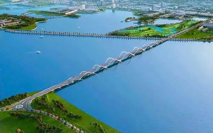Miền Tây sắp có cầu vượt vịnh 3.900 tỷ, kiến trúc lấy cảm hứng từ mái tóc nữ anh hùng bất khuất- Ảnh 2.