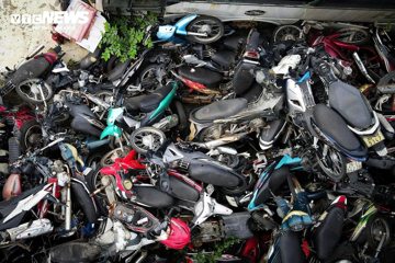 Hàng nghìn xe vi phạm bị bỏ lại, biến bãi giữ thành 'nghĩa địa' giữa lòng Hà Nội