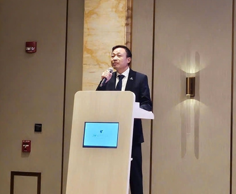 Ông Phan Công Thành - TGĐ PVFCCo phát biểu tại Lễ ký