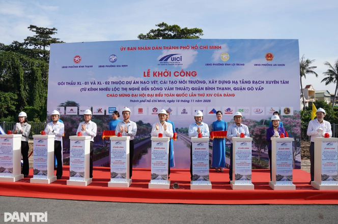 Hôm nay, chính thức khởi công toàn bộ dự án hơn 17.000 tỷ cải tạo rạch ô nhiễm nhất TP. HCM- Ảnh 1. Hôm nay, chính thức khởi công toàn bộ dự án hơn 17.000 tỷ cải tạo rạch ô nhiễm nhất TP. HCM- Ảnh 1.
