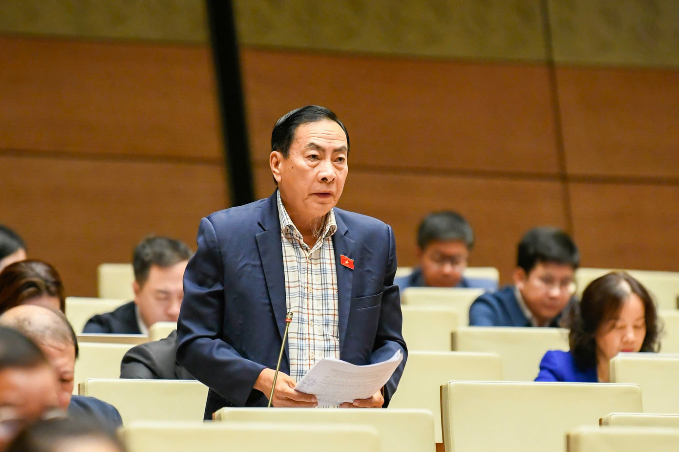 Đại biểu Phạm Văn Hoà. Ảnh: Như Ý. tienphong-1811pvh.jpg