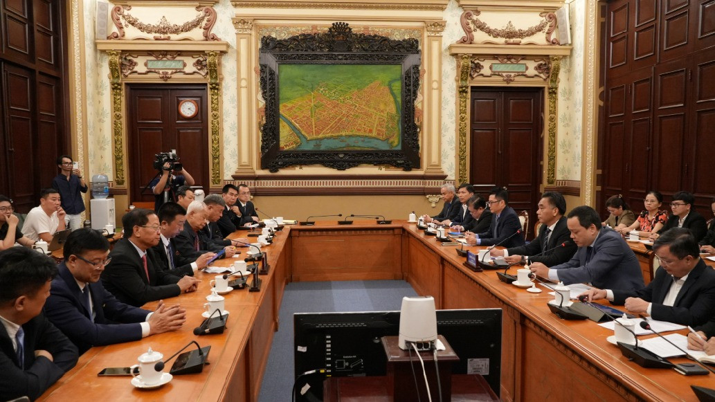 Hình ảnh tại buổi làm việc. Nguồn ảnh: UBND TP. HCM